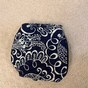 Vera Bradley Quilted Makeup/Cosmetic Bag with Patterned Lining